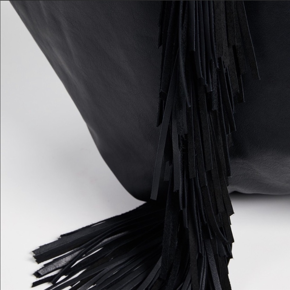 Isabel Marant Eedna Black Leather Hobo Bag - Picture 4 of 9